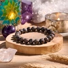 image:imageBivei 8mm Beaded Bracelets for Women Handmade Semi Precious Natural Stone Stretch Elastic Jewelry Yoga Protection GiftsYooperlite Cosmic Ignition