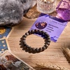 image:imageBivei 8mm Beaded Bracelets for Women Handmade Semi Precious Natural Stone Stretch Elastic Jewelry Yoga Protection GiftsYooperlite Cosmic Ignition