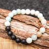 image:imageBivei 8mm Lava Rock Bracelet  Essential Oil Diffuser Stone Bead Bracelets for Women AromatherapyAmazonite
