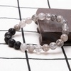 image:imageBivei 8mm Lava Rock Bracelet  Essential Oil Diffuser Stone Bead Bracelets for Women Stress Relief AromatherapyBlack Tourmalated Quartz