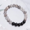 image:imageBivei 8mm Lava Rock Bracelet  Essential Oil Diffuser Stone Bead Bracelets for Women Stress Relief AromatherapyBlack Tourmalated Quartz