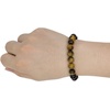 image:imageBivei AA Quality Mens Womens 10MM Natural Tiger Eye Stone Gemstone Bead Mala Meditation Healing Power Elastic Stretch BraceletYellow Tiger Eye