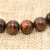 image:imageBivei AA Quality Mens Womens 8MM Natural Tiger Eye Stone Gemstone Bead Mala Meditation Healing Power Elastic Stretch BraceletRed Tiger Eye