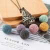 image:imageBivei Aromatherapy Essential Oil Lava Stone Diffuser Necklace Pendant Bronze Vintage Locket Necklace with 7 Lava BeadsTeardrop