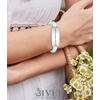 image:imageBivei Customized Name Beaded Bracelet  8mm Natural Reiki Semi Precious Crystals Healing Gem Stone Handmade Round Beads Stretch Bracelet for Women MenCustomize