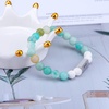 image:imageBivei Essential Oil Diffuser Bracelet Women Lava Rock Stone Gemstone Bead Fitting Stress Relief BraceletAmazoniteAmazonite