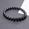 image:imageBivei Hematite Healing Stone Lava Rock Stone Bead Essential Oil Diffuser Bracelet Stress ReliefBlack
