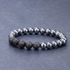 image:imageBivei Hematite Healing Stone Lava Rock Stone Bead Essential Oil Diffuser Bracelet Stress ReliefBlack