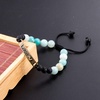 image:imageBivei Inspirational BraceletLava Rock Stone Essential Oil Diffuser Bracelet Braided Adjustable Semi Precious Gemstone Beaded Healing JewelryA Pack of 6