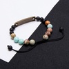 image:imageBivei Inspirational BraceletLava Rock Stone Essential Oil Diffuser Bracelet Braided Adjustable Semi Precious Gemstone Beaded Healing JewelryVariscite Hope