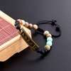image:imageBivei Inspirational BraceletLava Rock Stone Essential Oil Diffuser Bracelet Braided Adjustable Semi Precious Gemstone Beaded Healing JewelryVariscite Hope