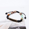 image:imageBivei Inspirational BraceletLava Rock Stone Essential Oil Diffuser Bracelet Braided Adjustable Semi Precious Gemstone Beaded Healing JewelryVariscite Hope