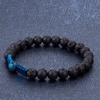 image:imageBivei Lava Rock Stone Bead Hametite Therapy Arrow Aromatherapy Essential Oil Diffuser BraceletBlue