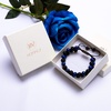 image:imageBivei Lava Stone Bead BraceletAdjustable Hand Woven Braided Double LayerSemi Precious Gemstone Essential Oil Diffuser BraceletLavaLapis LazuliLavaLapis Lazuli