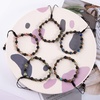 image:imageBivei Lava Stone Diffuser Essential Oil Bracelet Healing Crystal Gemstone Bead Adjustable Tassel Charm BraceletAzurite Malachite