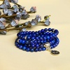 image:imageBivei Mala Beads Bracelet Natural Gemstone Prayer Mala Beads Lutos Charm 108 Mala Beads Meditation NecklaceLapis Lazuli