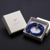 image:imageBivei Mala Beads Bracelet Natural Gemstone Prayer Mala Beads Lutos Charm 108 Mala Beads Meditation NecklaceLapis Lazuli