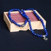 image:imageBivei Mala Beads Bracelet Natural Gemstone Prayer Mala Beads Lutos Charm 108 Mala Beads Meditation NecklaceLapis Lazuli