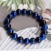 image:imageBivei Mens Womens 10MM Natural Tiger Eye Stone Gemstone Bead Meditation Healing Power Elastic Stretch Bracelet Agate Jewellery Blue Tiger Eye
