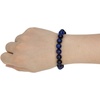 image:imageBivei Mens Womens 10MM Natural Tiger Eye Stone Gemstone Bead Meditation Healing Power Elastic Stretch Bracelet Agate Jewellery Blue Tiger Eye