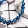 image:imageBivei Natural Gem Semi Precious Reiki Healing Crystals Handmade 8mm Round Beads Stretch BraceletAAA Grade Kyanite
