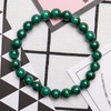 image:imageBivei Natural Gem Semi Precious Reiki Healing Crystals Handmade 8mm Round Beads Stretch BraceletAAA Grade Malachite