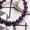 image:imageBivei Natural Gem Semi Precious Reiki Healing Crystals Handmade 8mm Round Beads Stretch BraceletPurple Amethyst