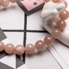 image:imageBivei Natural Gem Semi Precious Reiki Healing Crystals Handmade 8mm Round Beads Stretch BraceletSun Stone