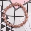 image:imageBivei Natural Gem Semi Precious Reiki Healing Crystals Handmade 8mm Round Beads Stretch BraceletSun Stone
