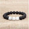 image:imageBivei Natural Lava Rock Stone Essential Oil Diffuser Bracelet Healing Energy Chakra Jewelry W3 Tiger Eye StoneHowliteWhite HowliteTurquoise