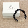 image:imageBivei Natural Lava Rock Stone Essential Oil Diffuser Stretch Bracelet Healing Energy Gemstone Jewelry ProtectionSnow Flake ObsidianCitrineSwadhisthana