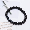 image:imageBivei Natural Lava Rock Stone Essential Oil Diffuser Stretch Bracelet Healing Energy Gemstone Jewelry ProtectionSnow Flake ObsidianDark Blue Tiger Eye
