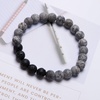 image:imageBivei Natural Lava Rock Stone Essential Oil Diffuser Stretch Bracelet Healing Energy Gemstone Jewelry ProtectionSnow Flake ObsidianPiccaso Jasper