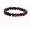 image:imageBivei Natural Lava Rock Stone Essential Oil Diffuser Stretch Bracelet Healing Energy Gemstone Jewelry ProtectionSnow Flake ObsidianRed Tiger Eye