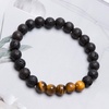 image:imageBivei Natural Lava Rock Stone Essential Oil Diffuser Stretch Bracelet Healing Energy Gemstone Jewelry ProtectionSnow Flake ObsidianYellow Tiger Eye