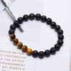 image:imageBivei Natural Lava Rock Stone Essential Oil Diffuser Stretch Bracelet Healing Energy Gemstone Jewelry ProtectionSnow Flake ObsidianYellow Tiger Eye