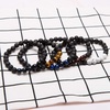 image:imageBivei Natural Lava Rock Stone Essential Oil Diffuser Stretch Bracelet Healing Energy Gemstone Jewelry ProtectionSnow Flake ObsidianYellow Tiger Eye