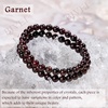 image:imageBivei Pearl Bracelet for Women 6 mm SemiPrecious Stone Stretchy Elastic Jewellery Yoga Gifts