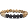 image:image8mm Lava Rock Bracelet  Essential Oil Diffuser Stone Bead Bracelets for Women Stress Relief Aromatherapy BraceletsPicture Jasper