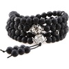 image:imageBivei 108 Mala Beads Lava Rock Stone Essential Oil Diffuser Gemstone Prayer Bead Bracelet Meditation NecklaceLava Stone