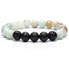 image:imageBivei 8mm Lava Rock Bracelet  Essential Oil Diffuser Stone Bead Bracelets for Women AromatherapyAmazonite