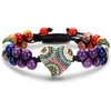 image:imageBivei Chakra Bead Bracelet for MenWomen Crystal Gemstone Yoga Meditation Bracelet