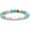 image:imageBivei Essential Oil Diffuser Bracelet Women Lava Rock Stone Gemstone Bead Fitting Stress Relief BraceletAmazoniteAmazonite