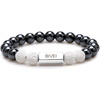image:imageBivei Essential Oil Diffuser Bracelet Women Lava Rock Stone Gemstone Bead Fitting Stress Relief BraceletAmazoniteHematite Stone