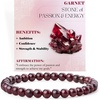image:imageBivei Pearl Bracelet for Women 6 mm SemiPrecious Stone Stretchy Elastic Jewellery Yoga Gifts