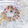 image:imageBivei Beaded Bracelets Natural Gemstone Handmade Crystals Link Jewelry for Women Yoga Protection Calming Energy Anxiety Relax