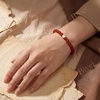 image:imageBivei Crystal Stretch 6mm Bracelets for Women  Handmade Natural Stone Beaded Stretch Bracelet Stainless Steel Heart Bead Tranquility Yoga Gift Jewelry for WomenCarnelian  Energizing