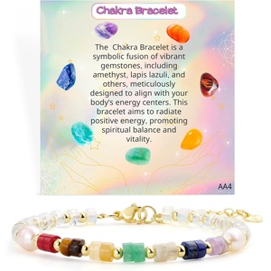 image:imageBivei 7 Chakra Bead Bracelets for Women  Healing Gemstone Pearl Crystal Beads Jewelry for Yoga Meditation Spiritual Anxiety Relax